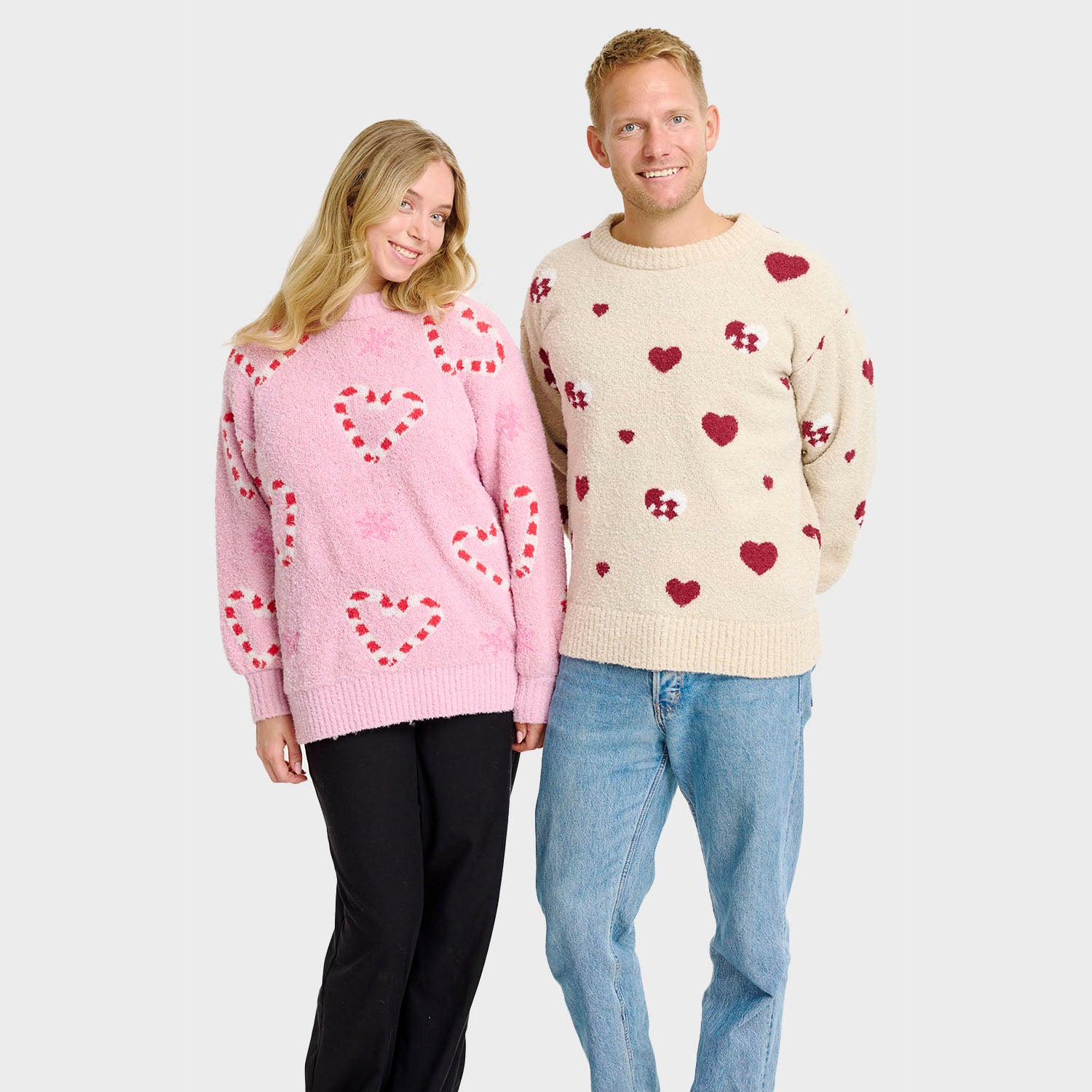 Julehjerte julesweater - Dame
